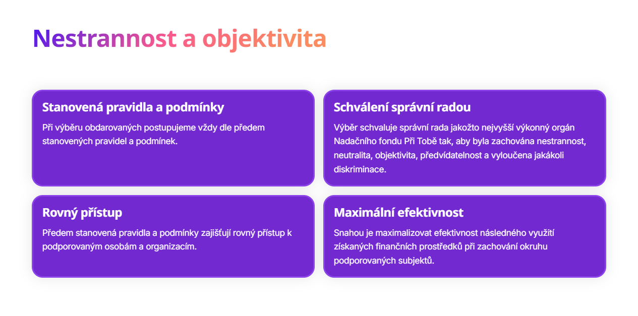 6. Nestranost a objektivita A